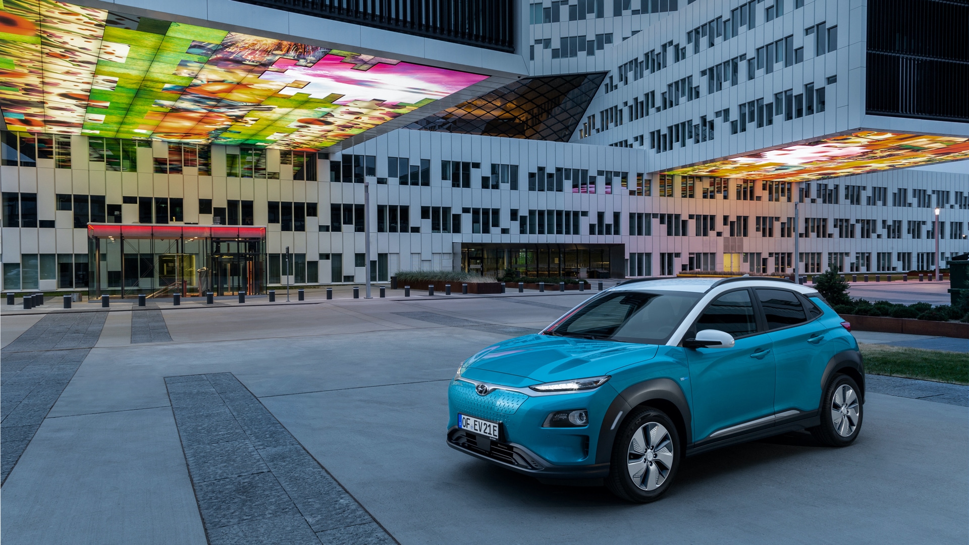 Ladda Hyundai Kona electric hemma