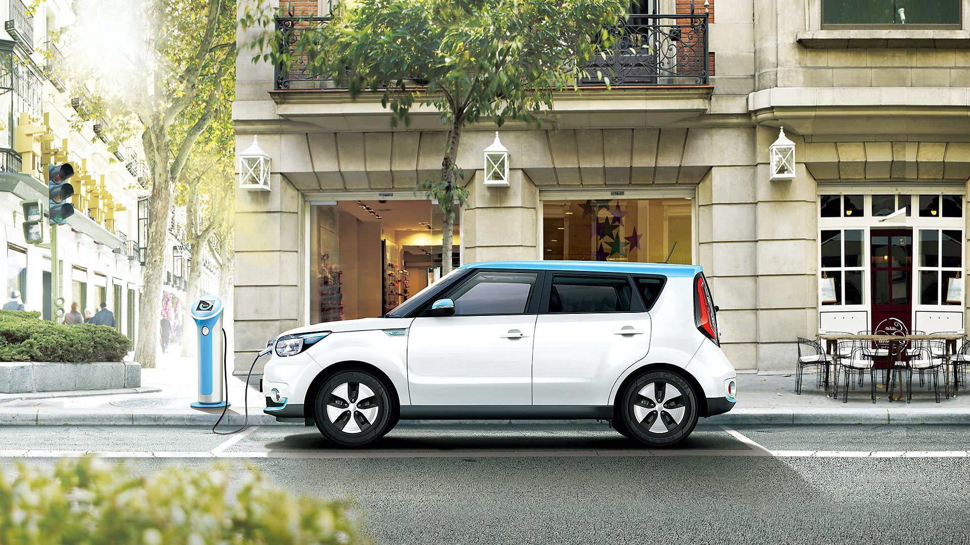 Ladda Kia Soul EV (27 kWh) hemma