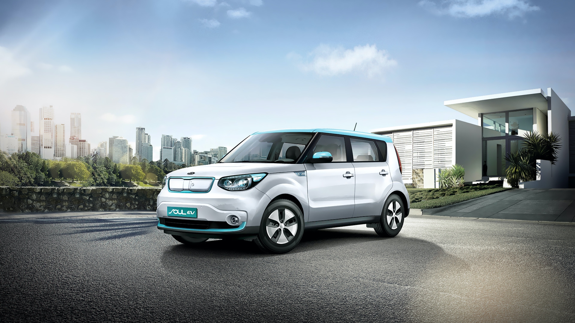 Ladda Kia Soul EV (64 kWh) hemma