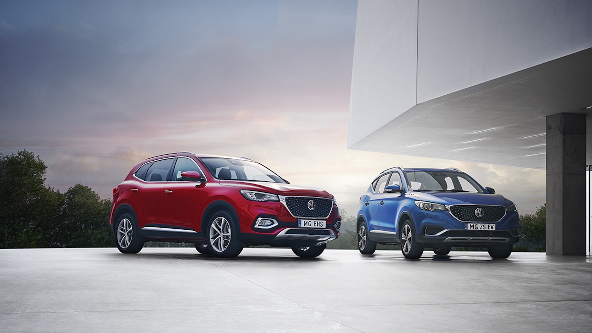Ladda MG ZS EV Long Range hemma