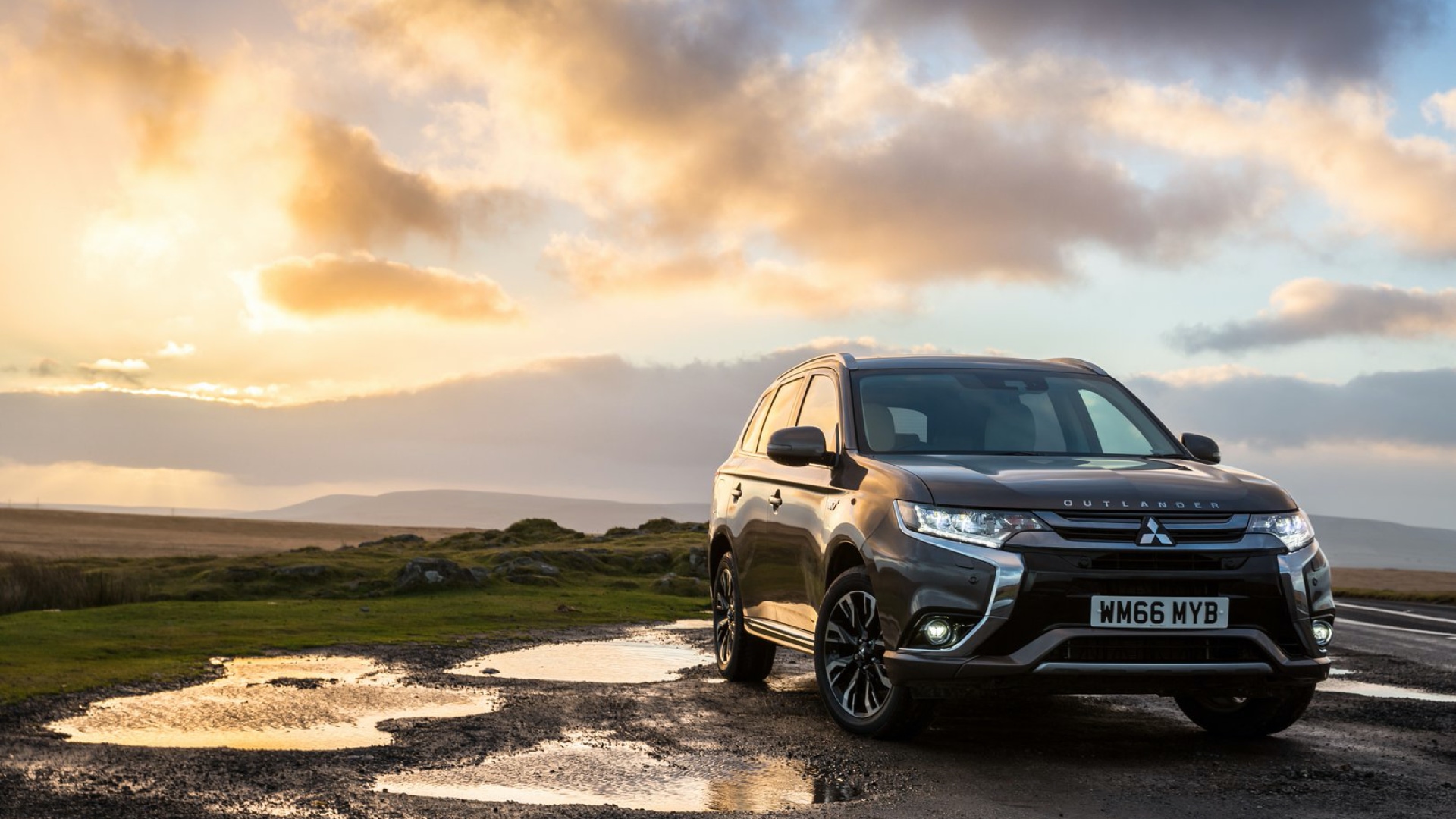 Ladda Mitsubishi Outlander PHEV hemma