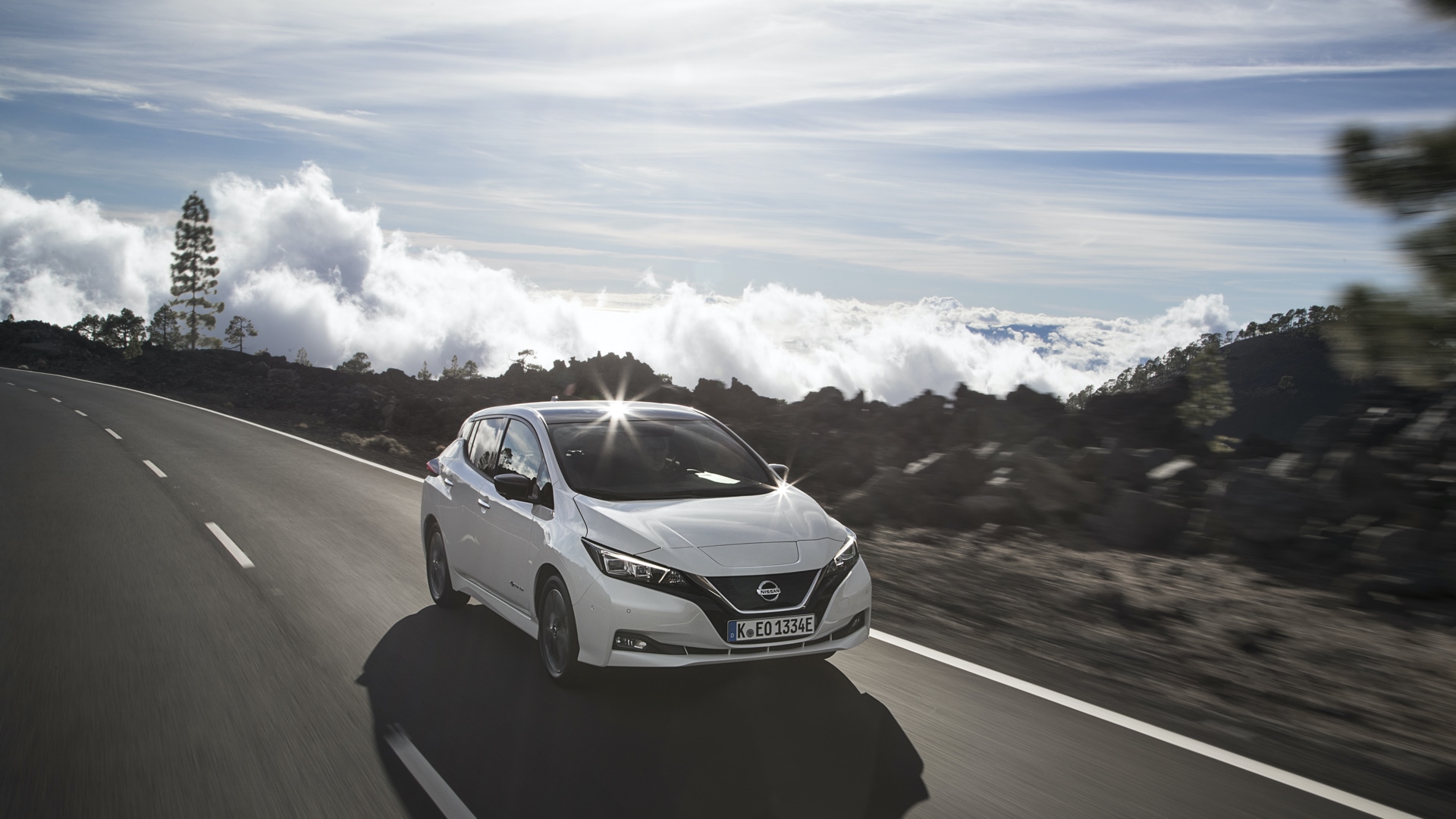 Ladda Nissan Leaf E-Plus hemma