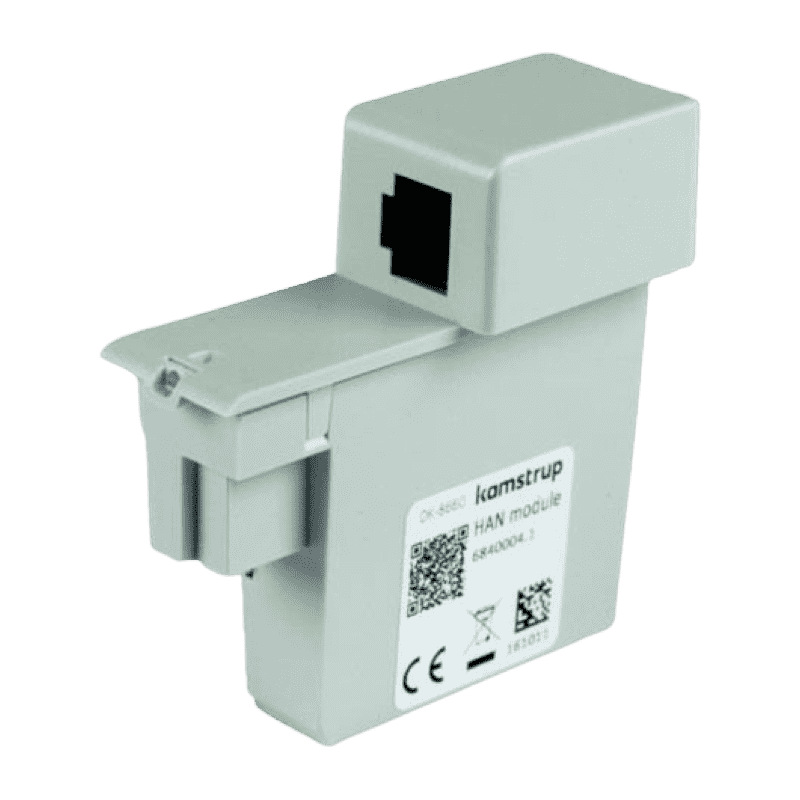 Laddboxar RJ45 modul till Kamstrup Omnipower elmätare