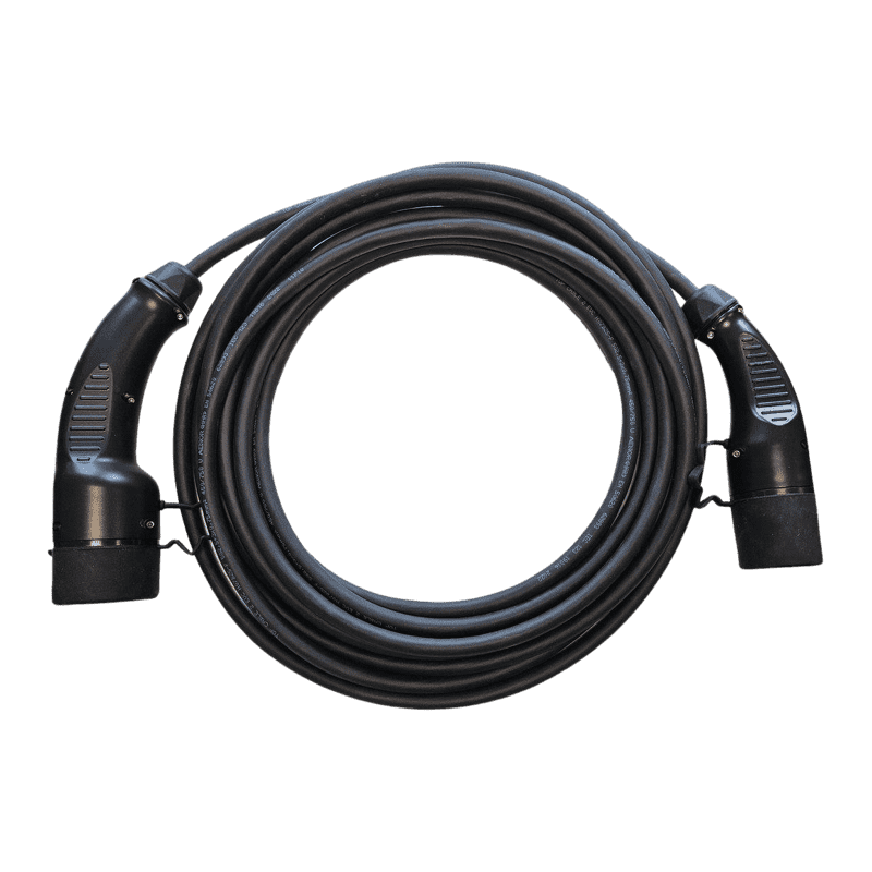Laddboxar Tesla Laddkabel Med Knapp - 3-fas 32 A, 22 kW