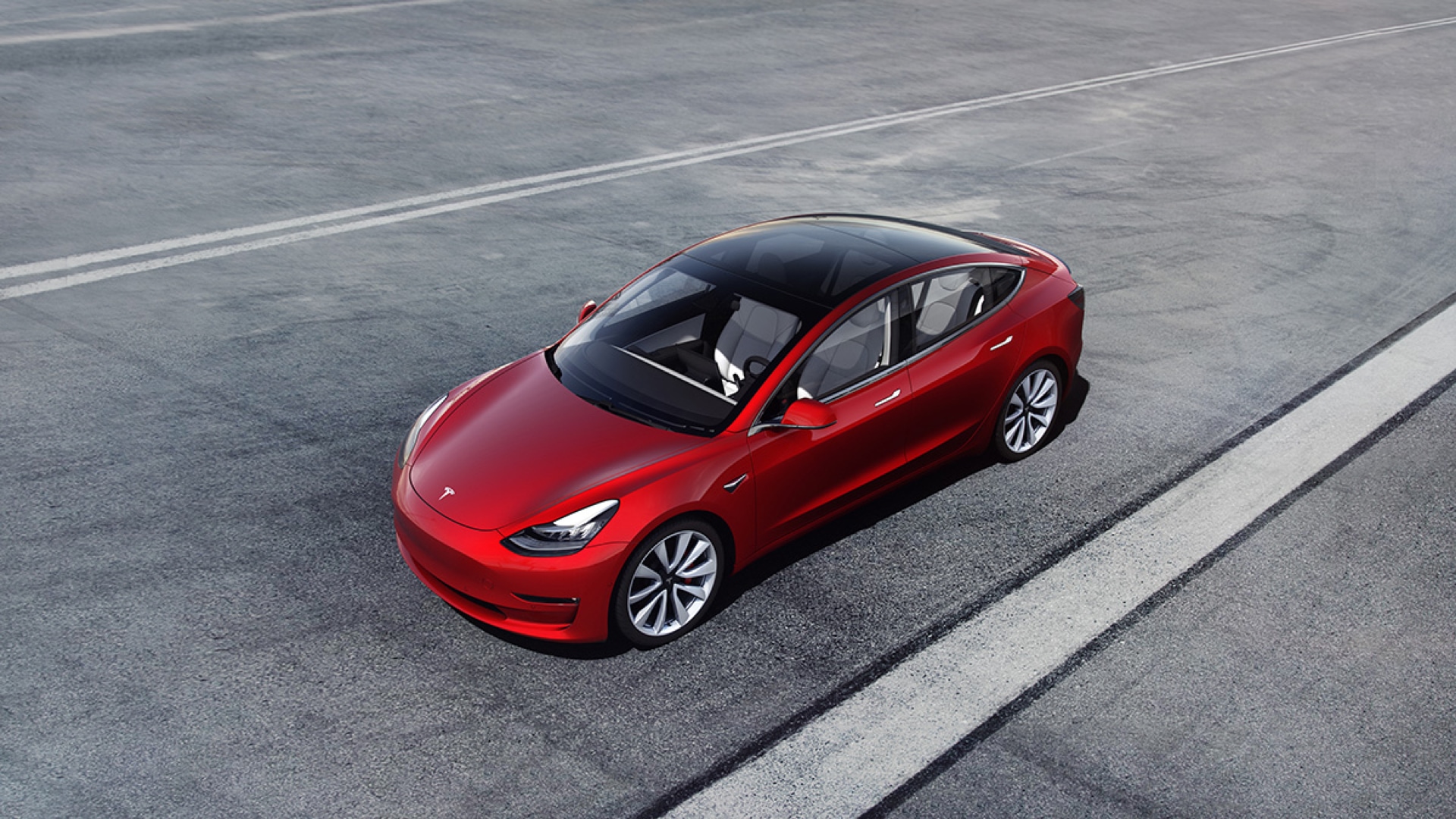 Ladda Tesla Model 3 (50 kWh) hemma